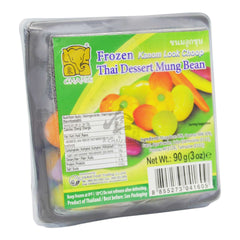 FROZEN THAI DESSERT MUNG BEAN (KANOM LOOK CHOOP) 12 x 90g CHANG