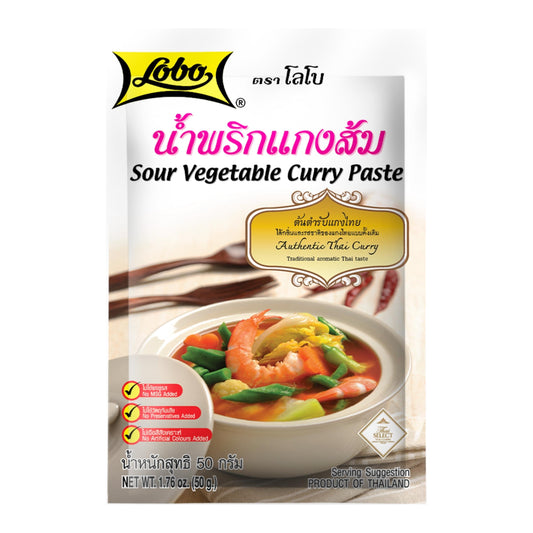 SOUR VEGETABLE CURRY PASTE 48 x 50g LOBO