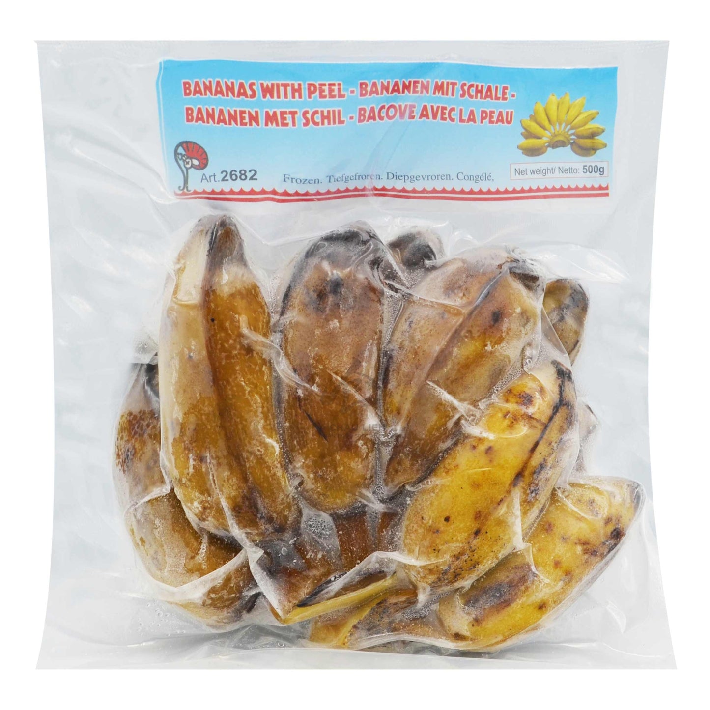 FROZEN BANANA WITH PEEL 20 x 500g MOOIJER