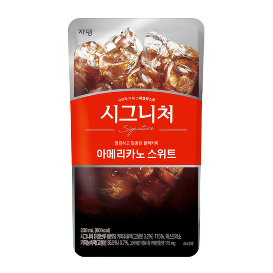 SIGNATURE AMERICANO SWEET POUCH (10PCS X 230ML) 5 x 2.3L JARDIN