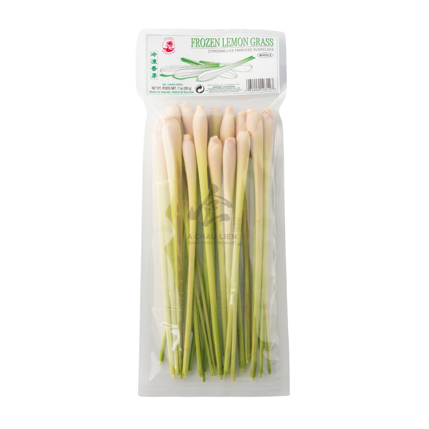FROZEN LEMON GRASS WHOLE 30 x 200g COCK BRAND