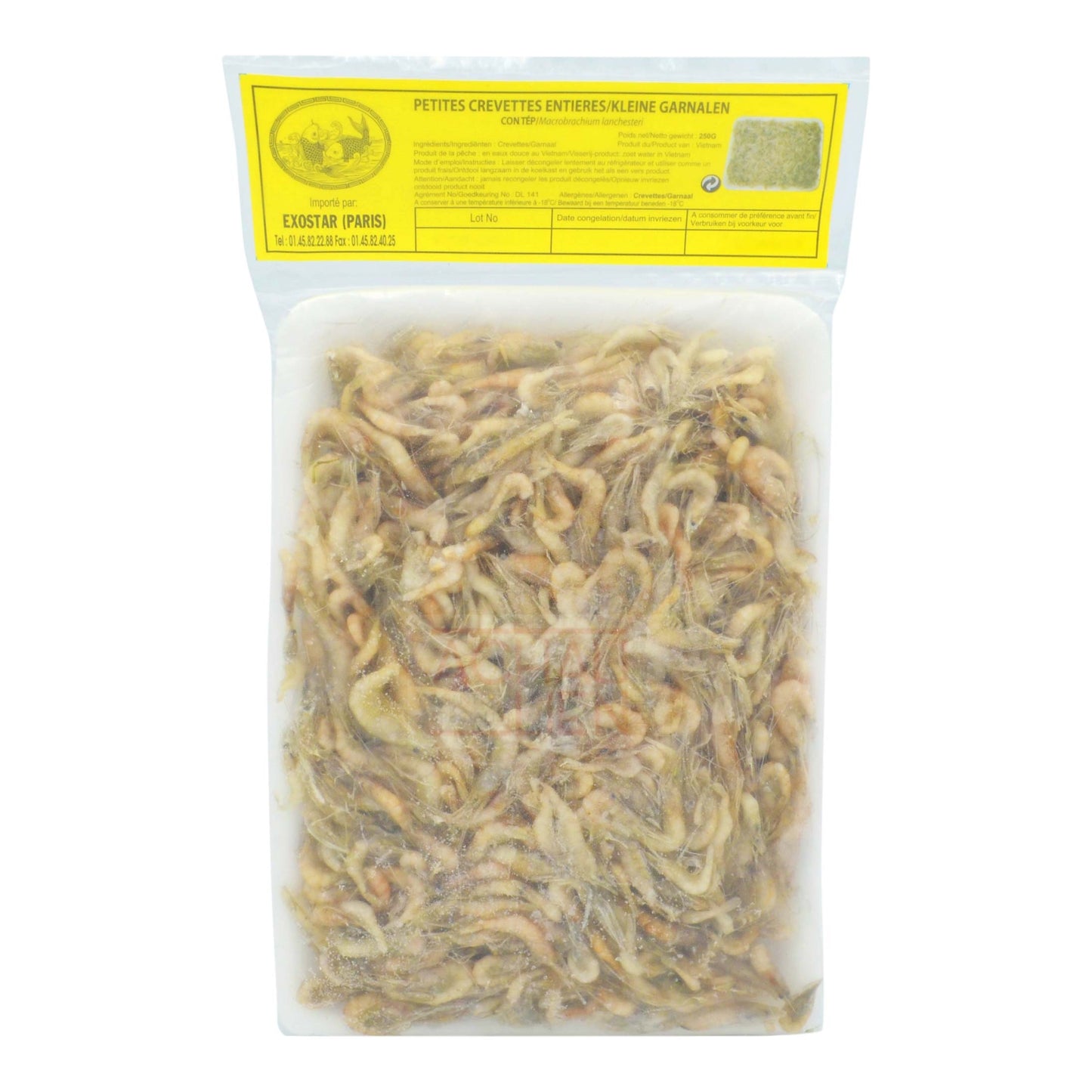 SMALL SHRIMPS 40 x 250g EXOSTAR