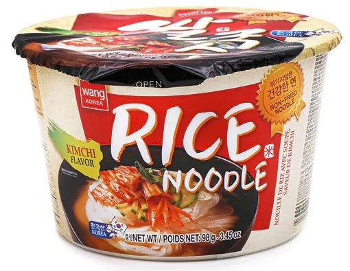 RICE NOODLE KIMCHI FLAVOR 12 x 98g WANG