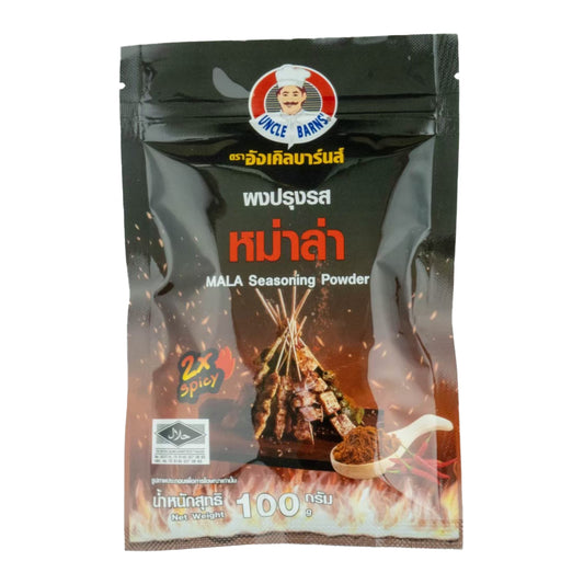 MALA SEASONING POWDER 24 x 100g UNCLE BARNS