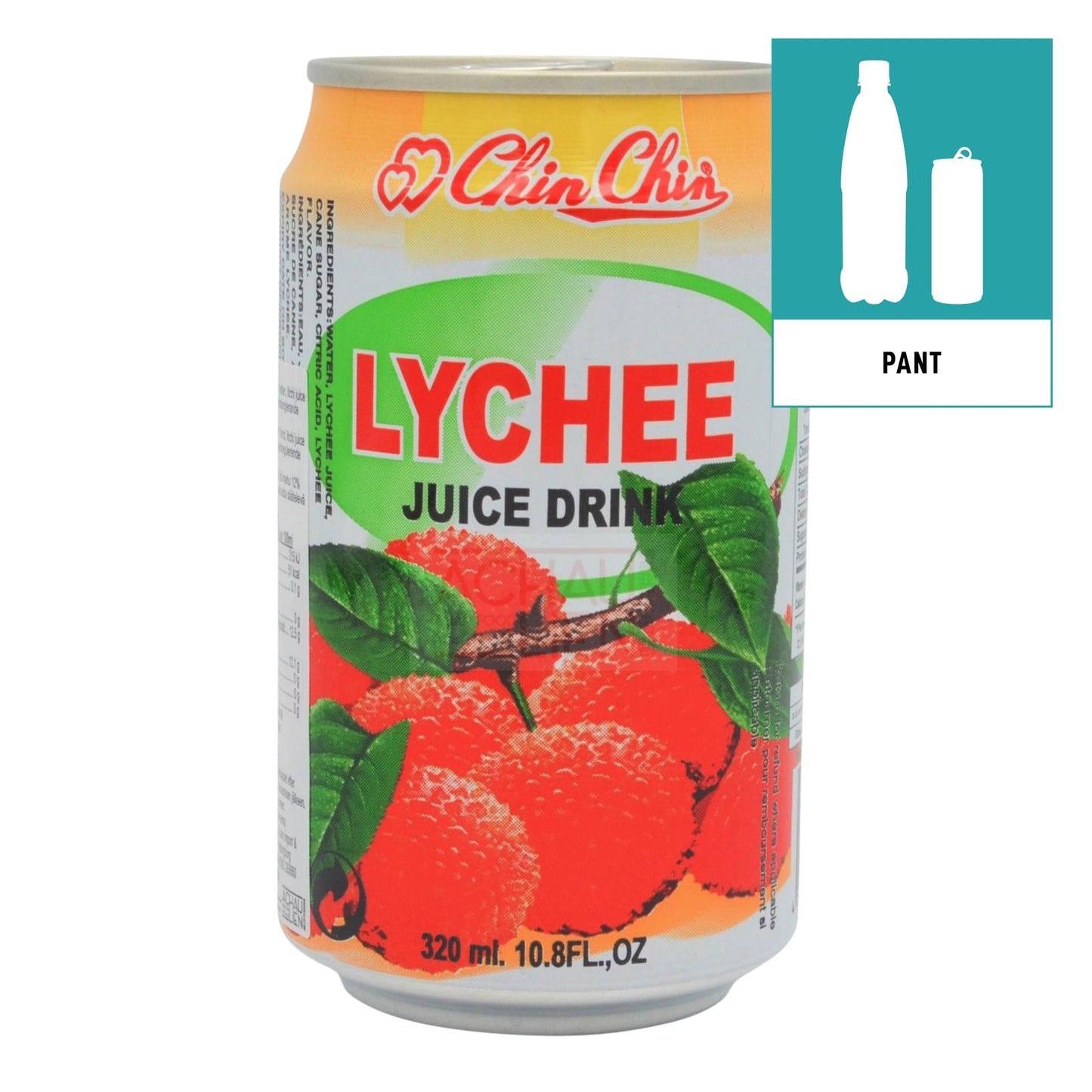 LYCHEE JUICE DRINK 24 x 320ml CHIN CHIN W/〈PANT〉