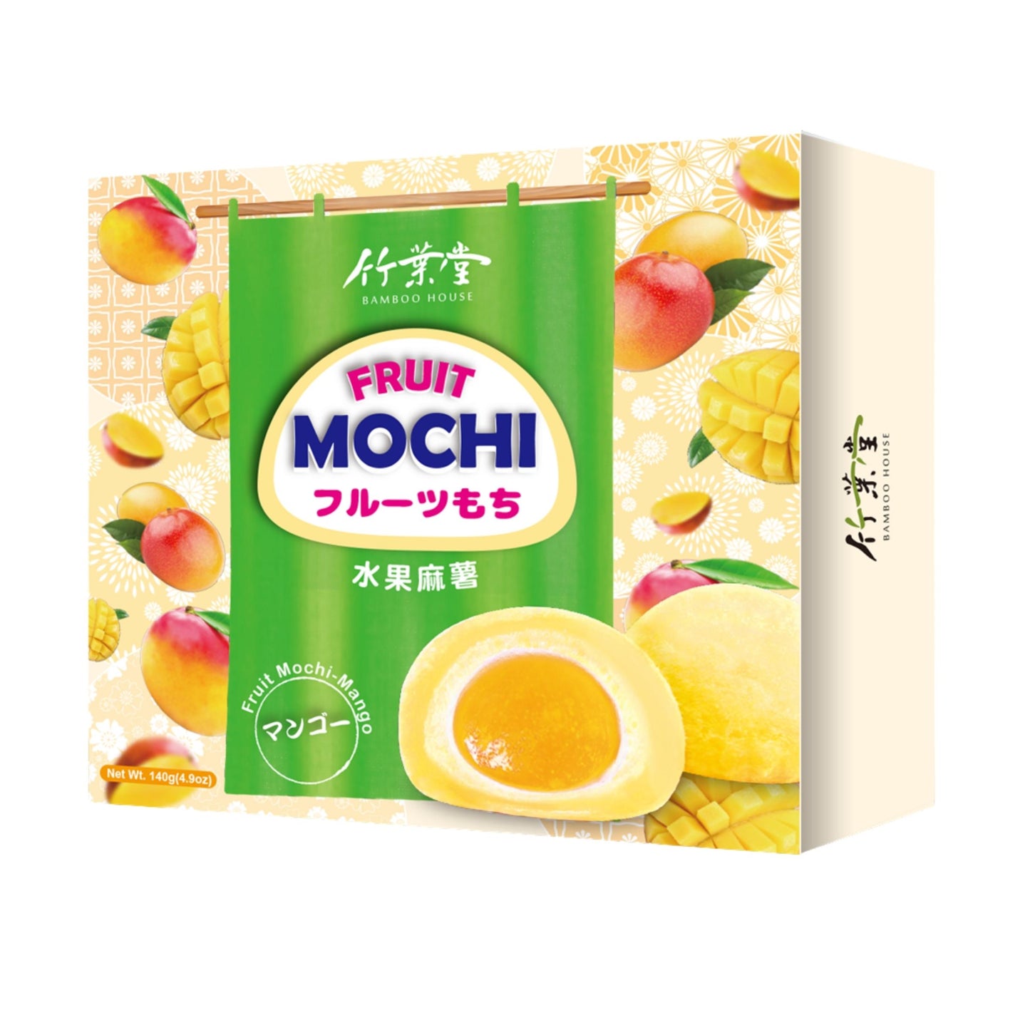 FRUIT MOCHI MANGO 36 x 140g BAMBOO HOUSE