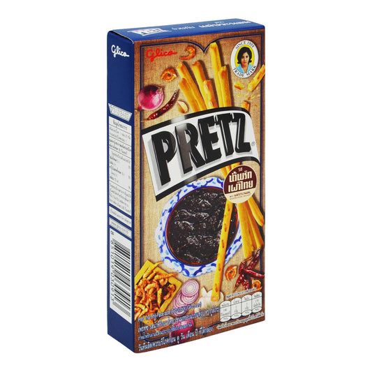 PRETZ BISCUIT STICK THAI CHILI PASTE TASTE MAEPRANOM (10PCS X 21G) 12 x 210g GLICO