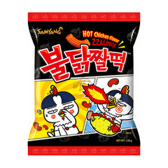 HOT CHICKEN FLAVOR ZZALDDUK SNACK 24 x 120g SAMYANG