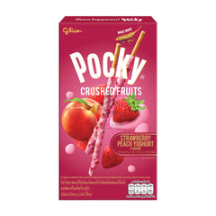 POCKY BISCUT STICK CRUSHED STRAWBERRY PEACH YOGURT (10PCS X 38G) 6 x 380g GLICO