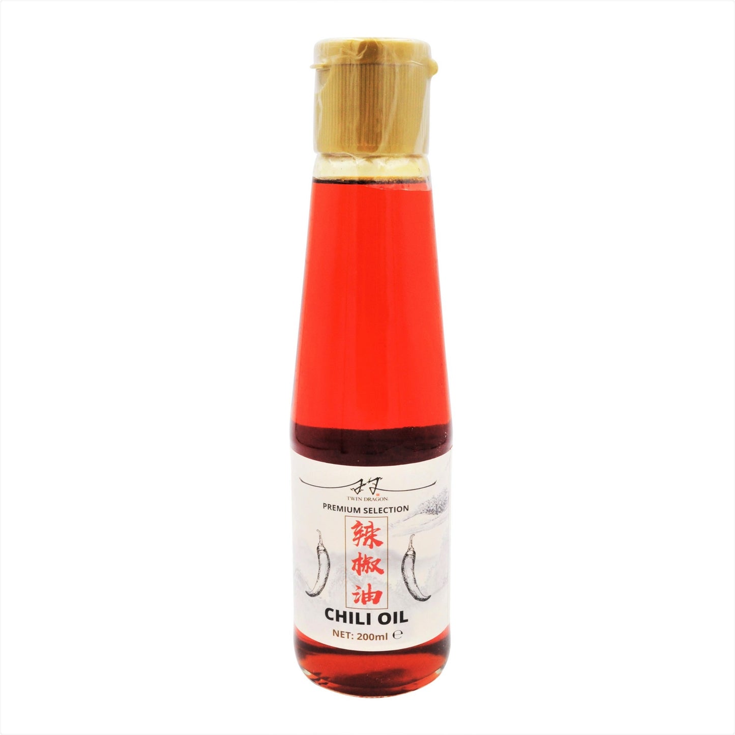 CHILI OIL 24 x 200ml TWIN DRAGON