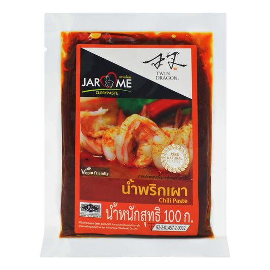 CHILI IN OIL (100g x 12PCS) 8 x 1.2kg JAROME x TWIN DRAGON