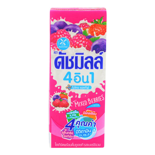 YOGHURT DRINK MIXED BERRY 48 x 180ml DUTCH MILL