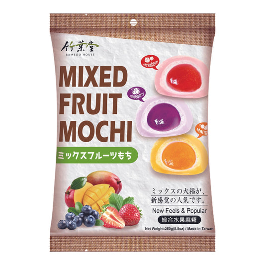 MIXED FRUIT MOCHI 20 x 250g BAMBOO HOUSE