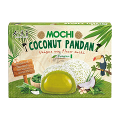 COCONUT PANDAN MOCHI PANDAN 24 x 180g BAMBOO HOUSE
