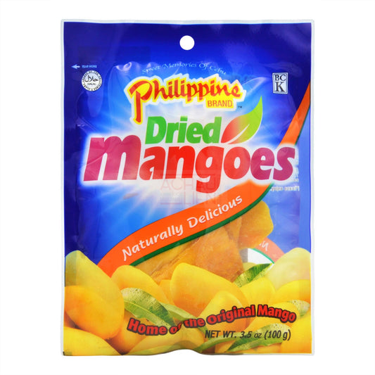 DRIED MANGOES 100 x 100g PHILIPPINE BRAND