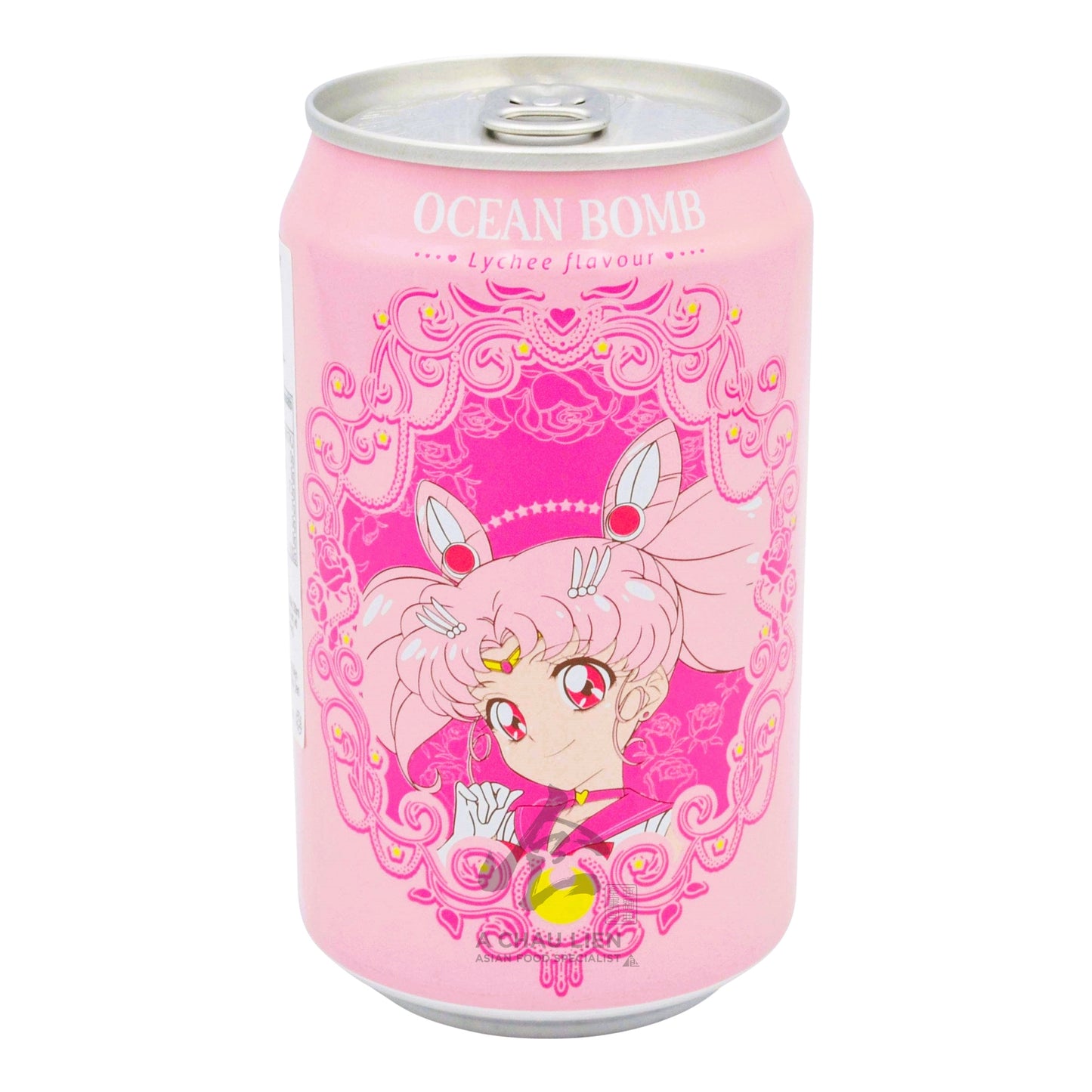 SAILOR MOON LYCHEE SPARKLING WATER 24 x 330ml OCEAN BOMB