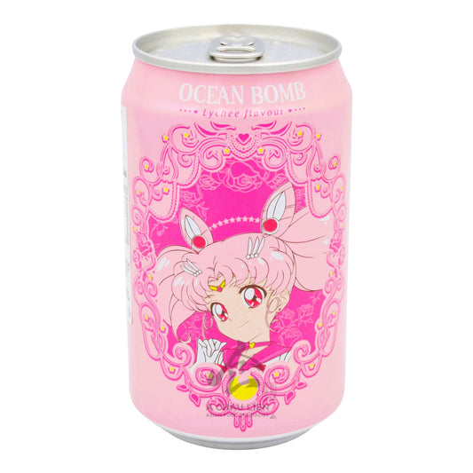 SAILOR MOON LYCHEE SPARKLING WATER 24 x 330ml OCEAN BOMB