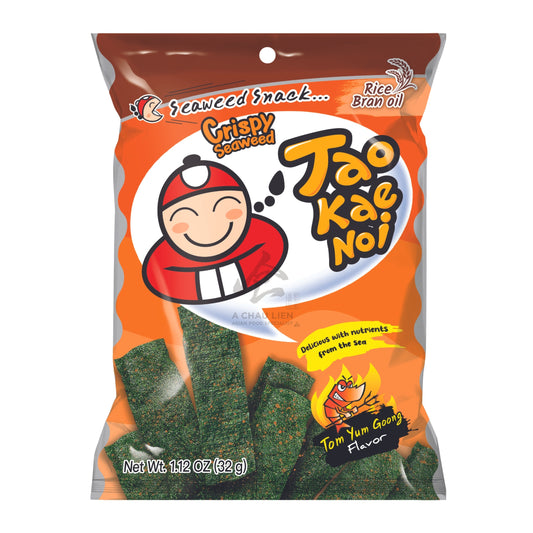 CRISPY SEAWEED TOM YUM GOONG 48 x 32g TAOKAENOI
