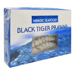 BLACK TIGER SHRIMPS 8-12 HOSOTO 10 x 1kg NORDIC SEAFOOD