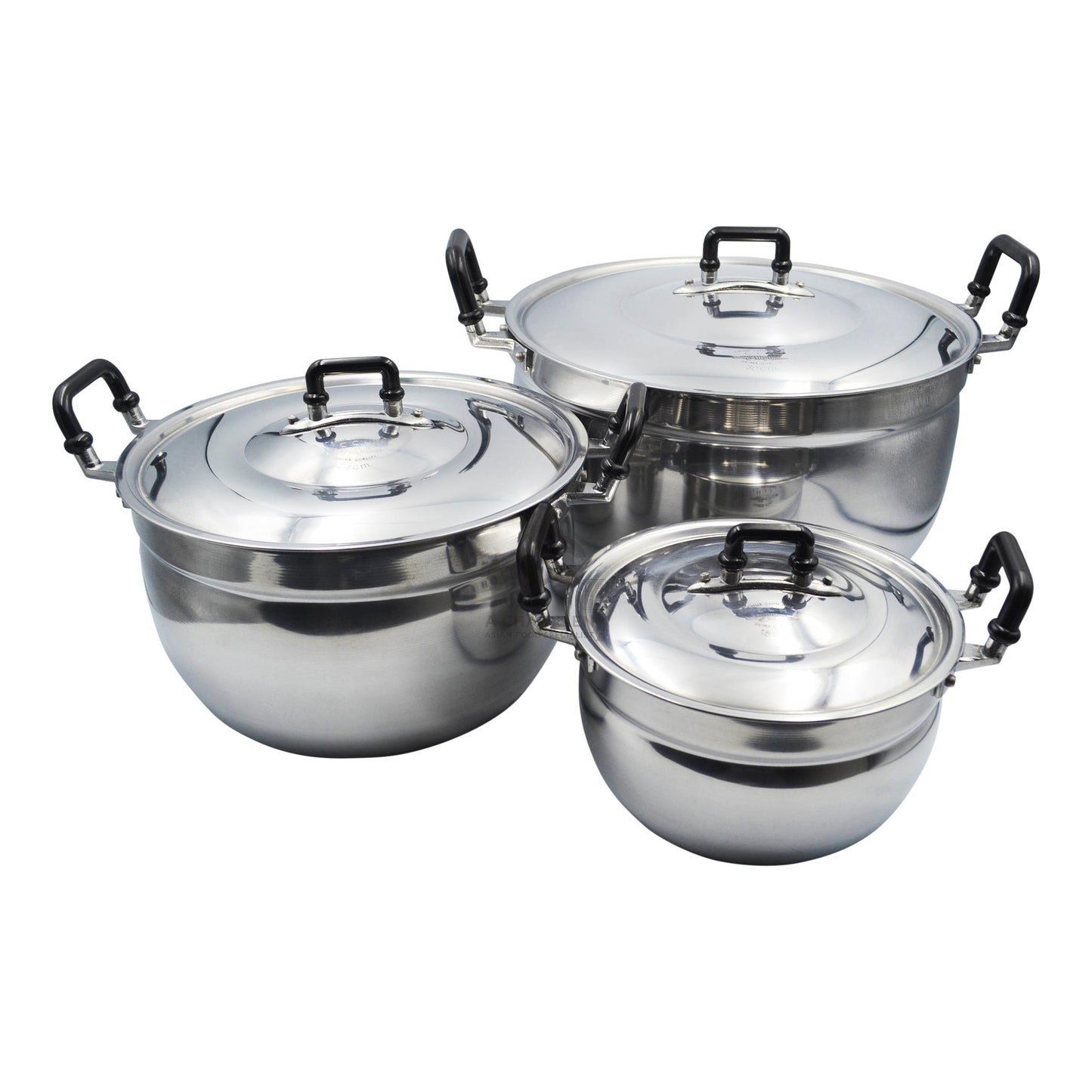 ALUMINUM POT SET (18 | 24 | 30 CM) 1 x TWIN DRAGON|CHUE CHIN HUA