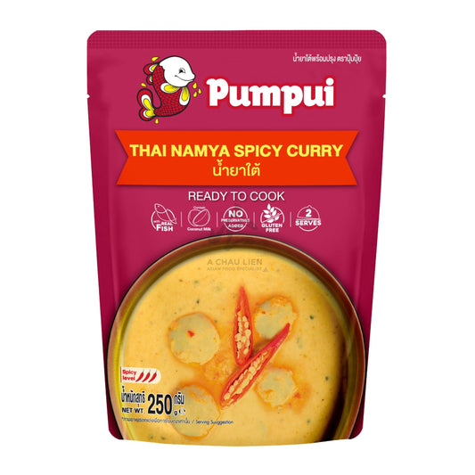POUR OVER SAUCE THAI NAM YA SPICY CURRY (6PCS X 250G) 6 x 1.5kg PUMPUI