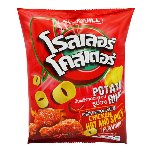 POTATO RING CHICKEN HOT & SPICY FLAVOUR 12 x 57g JACK´N JILL