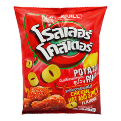 POTATO RING CHICKEN HOT & SPICY FLAVOUR 12 x 57g JACK´N JILL