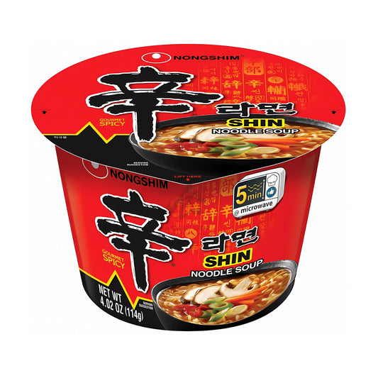 SHIN RAMYUN NOODLES BOWL 16 x 114g NONGSHIM