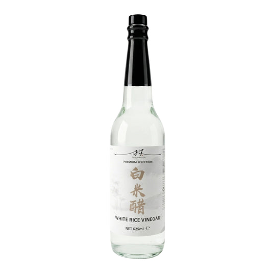 WHITE RICE VINEGAR 12 x 625ml TWIN DRAGON