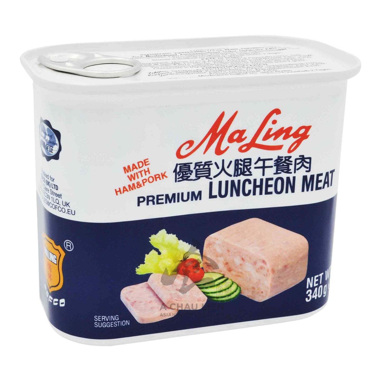 PREMIUM LUNCHEON MEAT 12 x 340g MA LING
