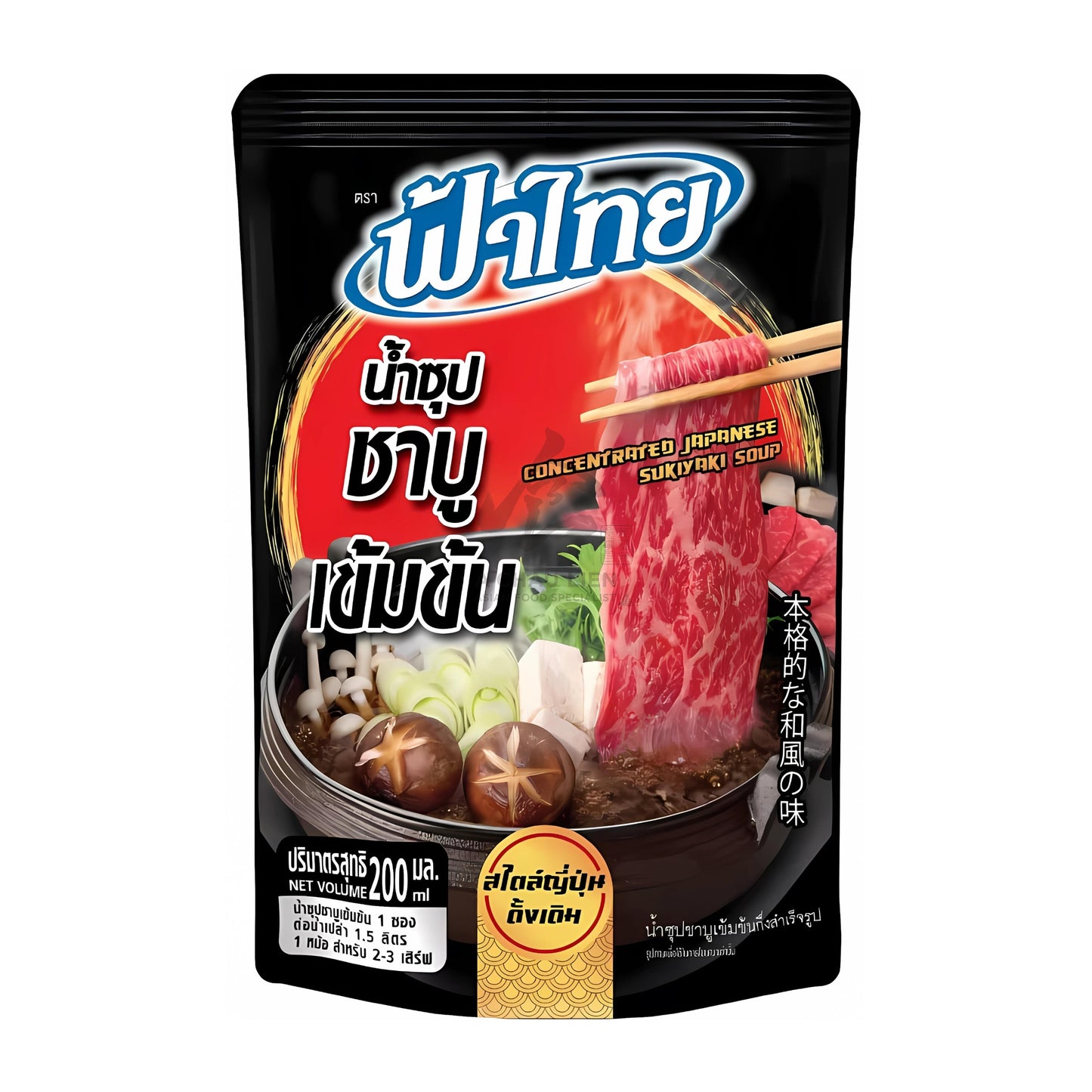 CONCENTRATED JAPANESE SUKIYAKI SOUP (3PCS X 200ML) 8 x 600ml FA THAI