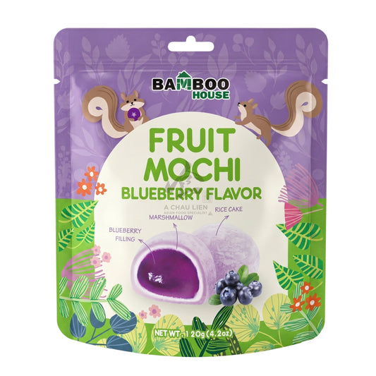 FRUIT MOCHI BLUEBERRY 24 x 120g BAMBOO HOUSE