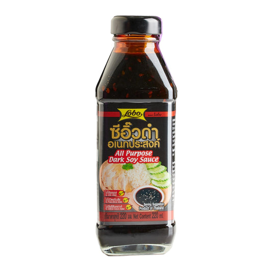 ALL PURPOSE DARK SOY SAUCE 12 x 178ml LOBO