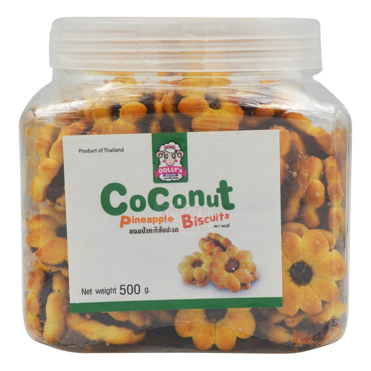 COCONUT PINEAPPLE BISCUIT 12 x 500g DOLLY'S