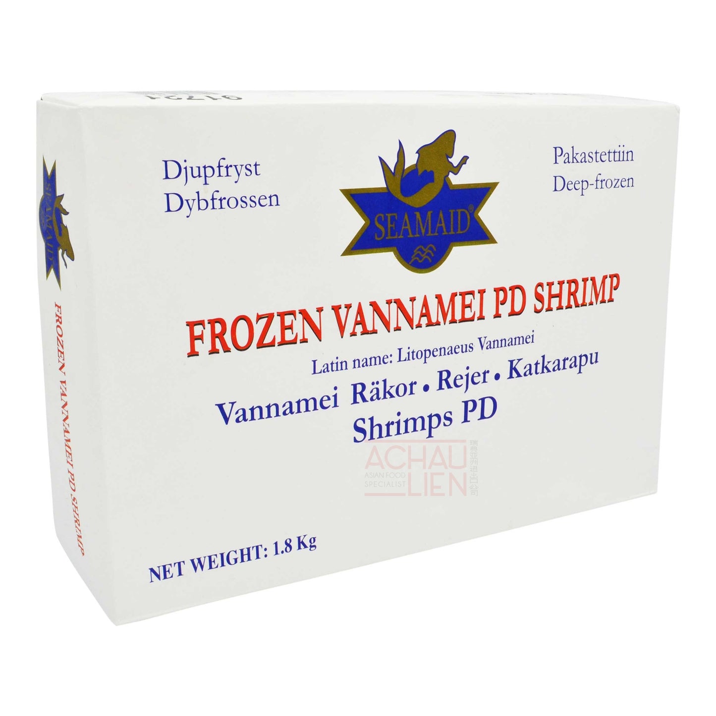 VANNAMEI SHRIMPS 26-30 HLNSTO 6 x 1.8kg SEAMAID