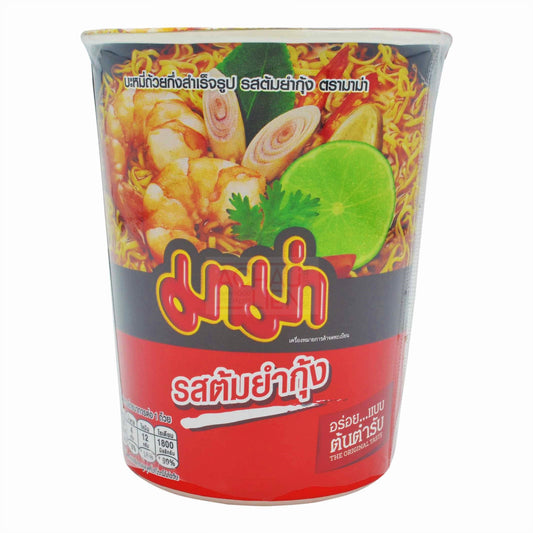 INSTANT CUP NOODLES SHRIMP TOM YUM FLAVOUR 36 x 60g MAMA