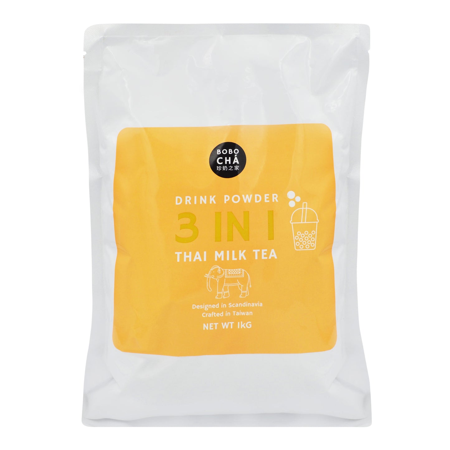 3 IN 1 THAI MILK TEA POWDER 20 x 1kg BOBO CHA