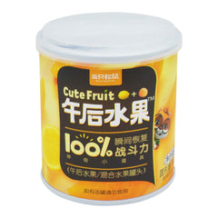 CANNED YELLOW PEACH LEMON 24 x 312g THREE SQUIRRELS