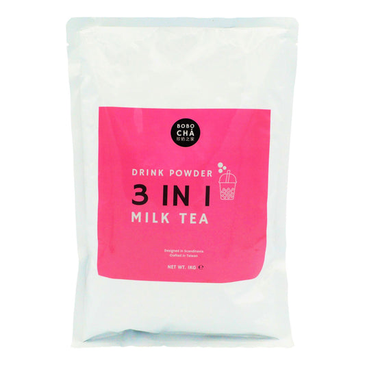3 IN 1 MILK TEA POWDER 20 x 1kg BOBO CHA