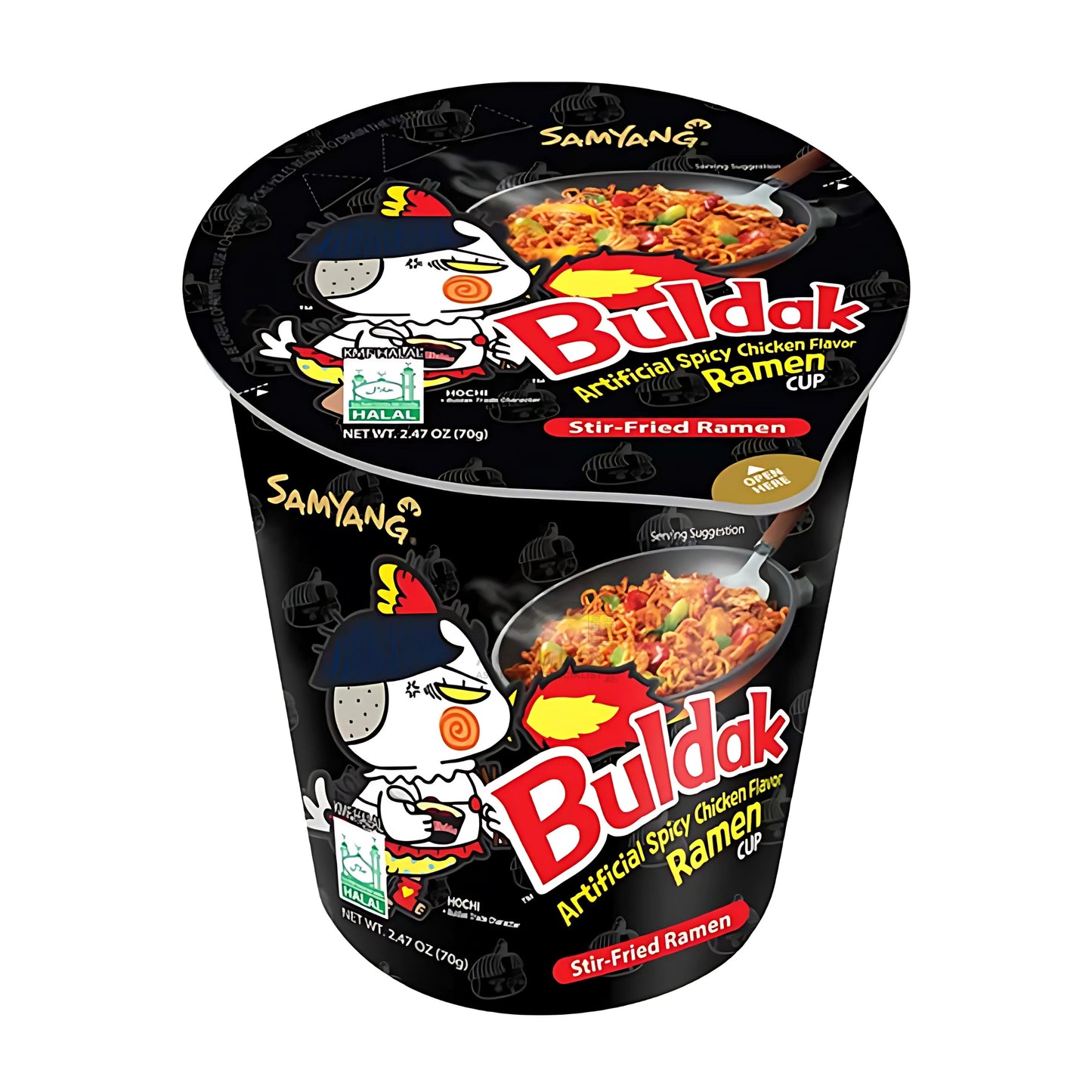 BULDAK HOT CHICKEN FLAVOR RAMEN CUP 30 x 70g SAMYANG