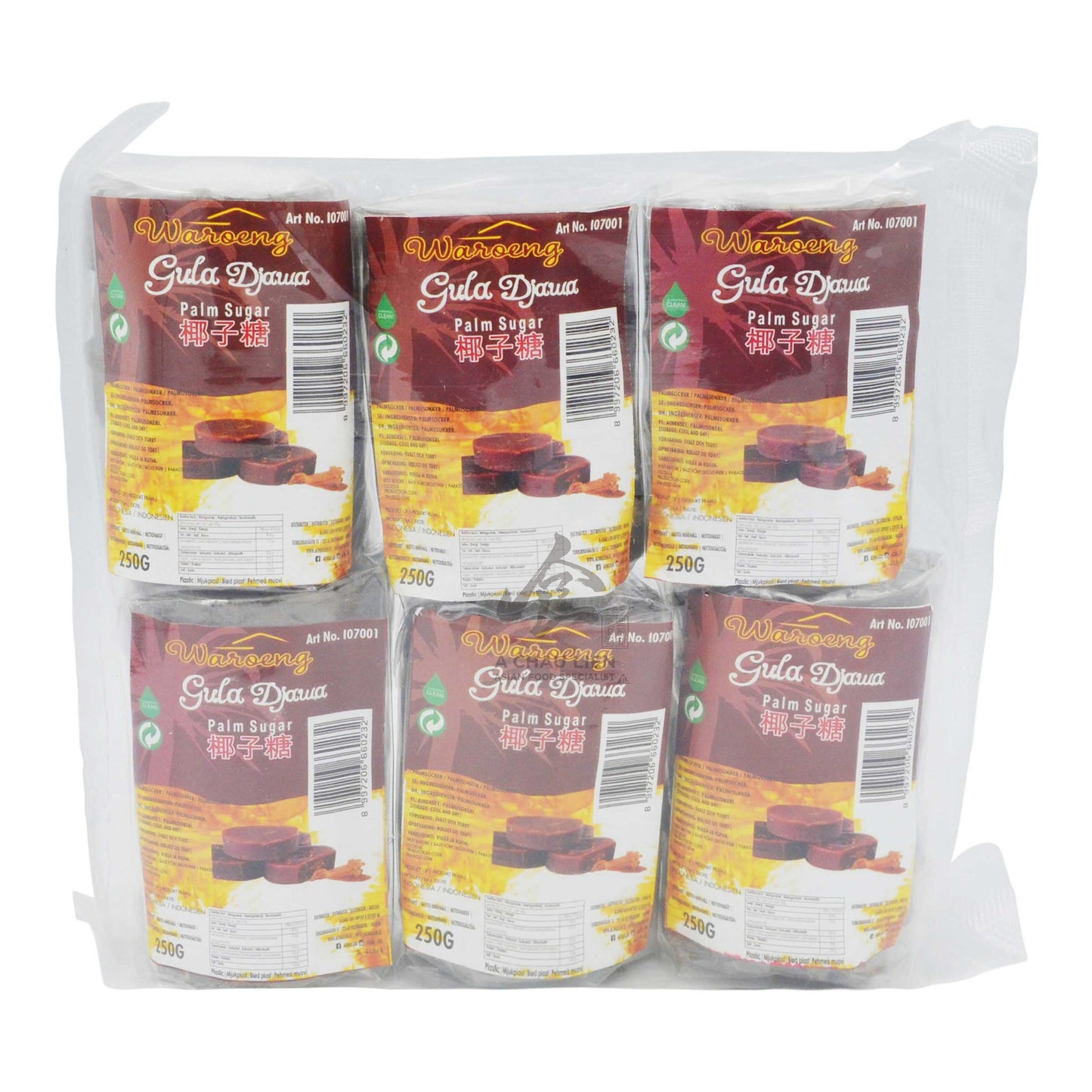 GULA DJAWA MINI PALM SUGAR (6PCS X 250G) 8 x 1.5kg WAROENG