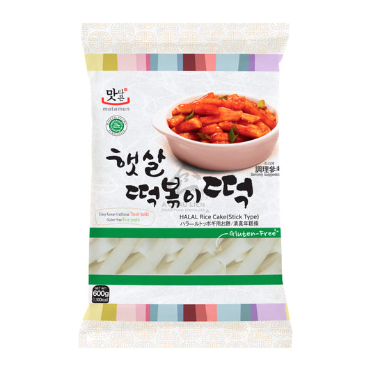 〈HALAL〉 TOPOKKI KOREAN RICE CAKE STICK (3PCS X 200G) 10 x 600g YOUNG POONG