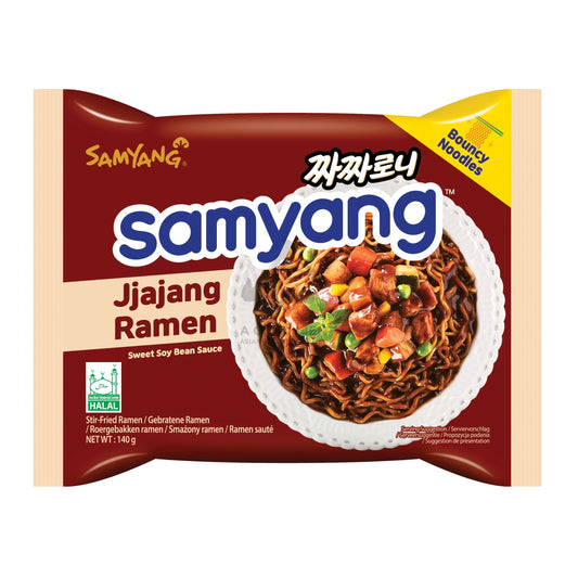 JJAJANG RAMEN SWEET SOY BEAN SAUCE 20 x 140g SAMYANG