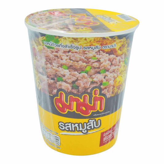 INSTANT CUP NOODLES MINCED PORK FLAVOUR 36 x 60g MAMA