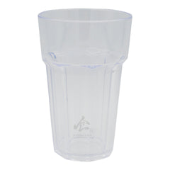 CLEAR MELAMINE TUMBLER CUP STACKABLE 400ML