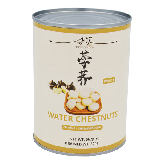 WATER CHESTNUT WHOLE 24 x 567g TWIN DRAGON
