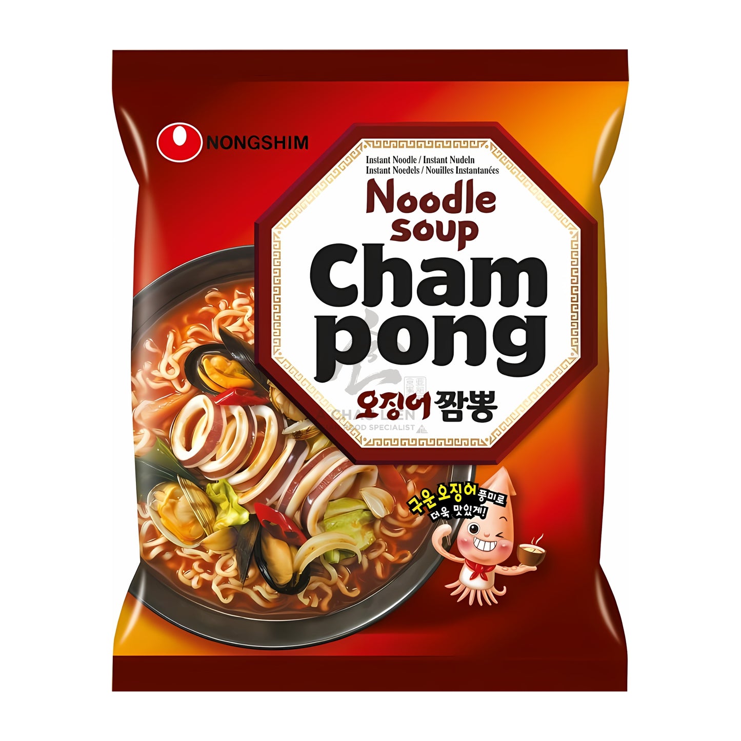 CHAM PONG RAMYUN NOODLES 20 x 124g NONGSHIM