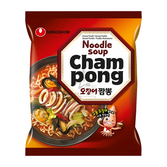 CHAM PONG RAMYUN NOODLES 20 x 124g NONGSHIM