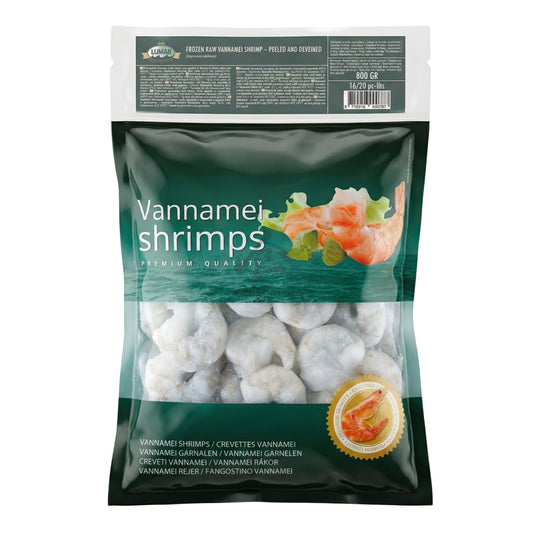 VANNAMEI SHRIMP 16-20 PD 20% 10 x 1kg LUMAR