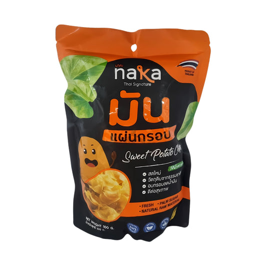SWEET POTATO CHIPS 24 x 100g NAKA